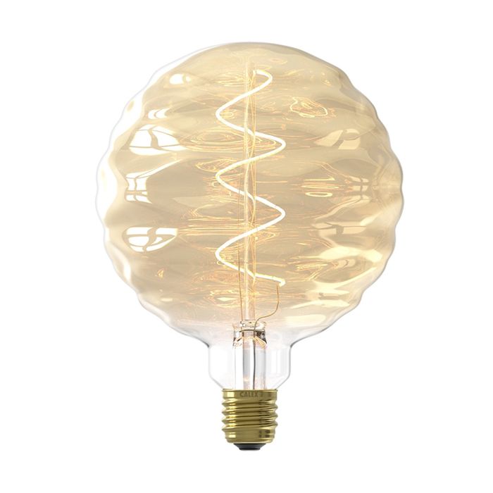 Calex Bilbao 4W Dimmable Decorative LED Lamp E27 Gold 2100K