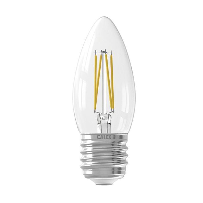 Calex 3.5W Filament LED Dimmable Candle Lamp ES/E27 2700K