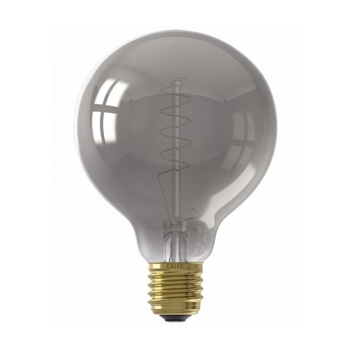 Calex Globe LED lamp 4W 2100K Titanium Dimmable