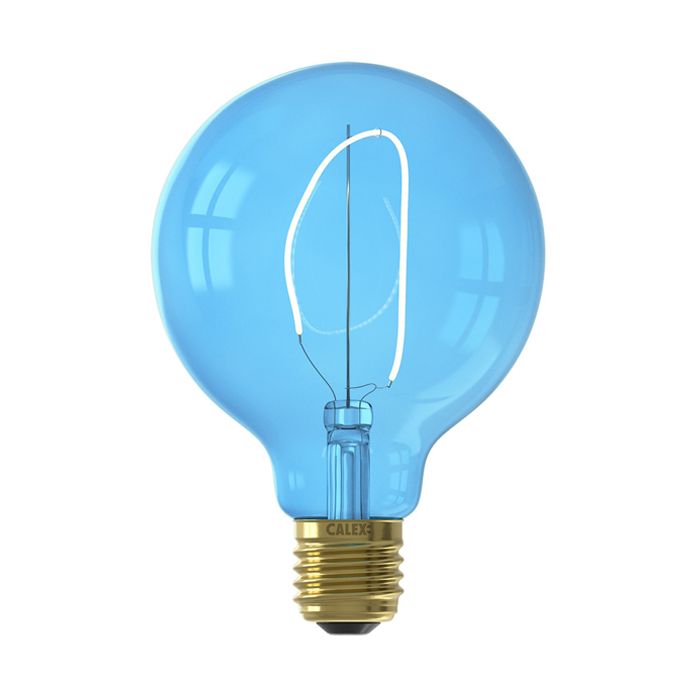 Calex NORA LED Globe G95 240V 4W 80lm E27, Sapphire Blue 2700K dimmable