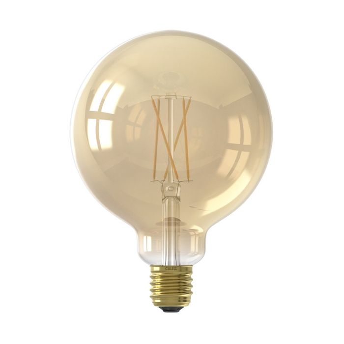 Calex Smart LED Filament Gold Globe lamp G125 E27 7W 1800-3000K