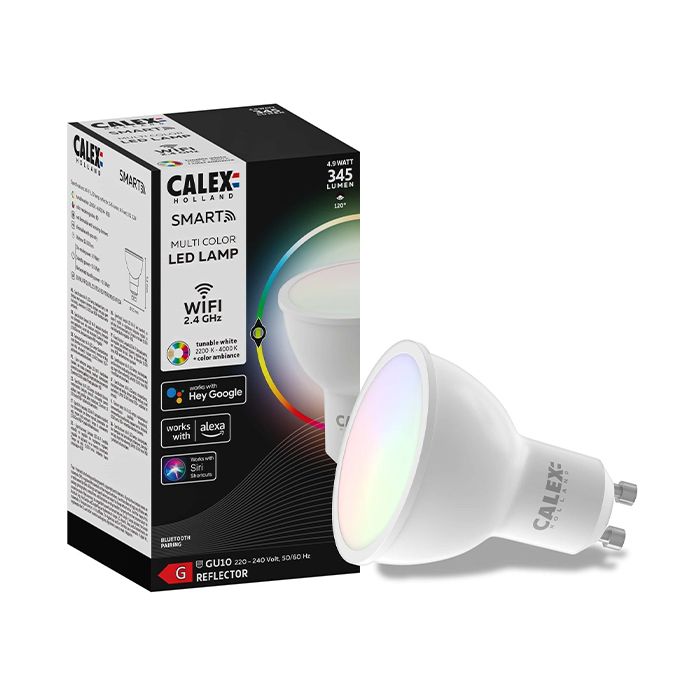 Calex Smart WIFI 4.9W LED GU10 RGB + Warm White