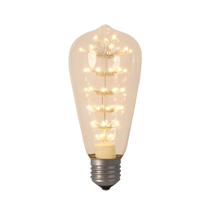 Calex LED 3W Rustic Squirrel Cage Lamp