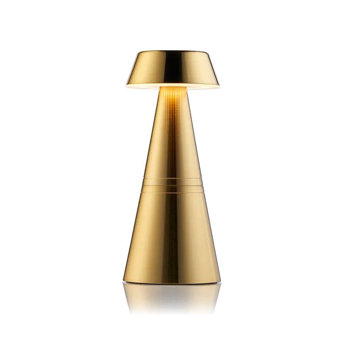 Lightsave Charm Empire Cordless Table Lamp Brass