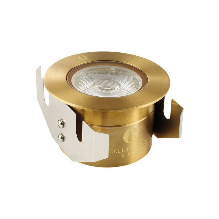 Collingwood 2.2W Antique Brass Ground Light 