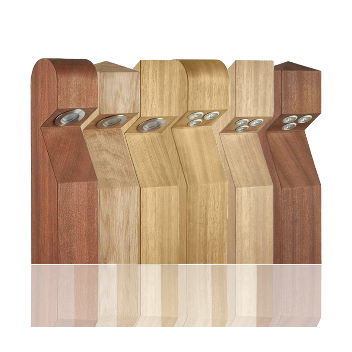 Collingwood Outdoor Wooden Bollard Post Light range