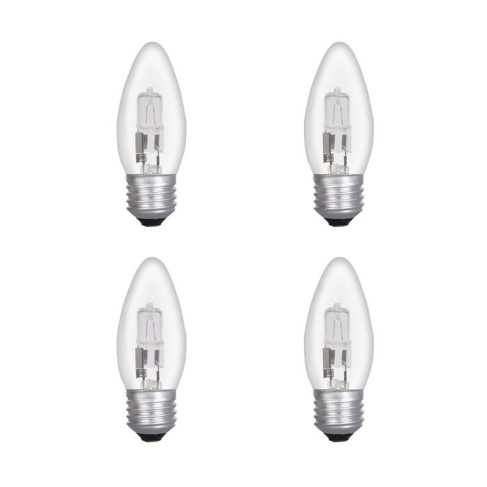 Crompton 18w Halogen ES Candle - 4 PACK