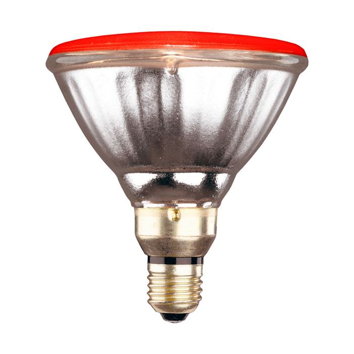 Crompton 80W Par 38 ES Red Halogen Reflector