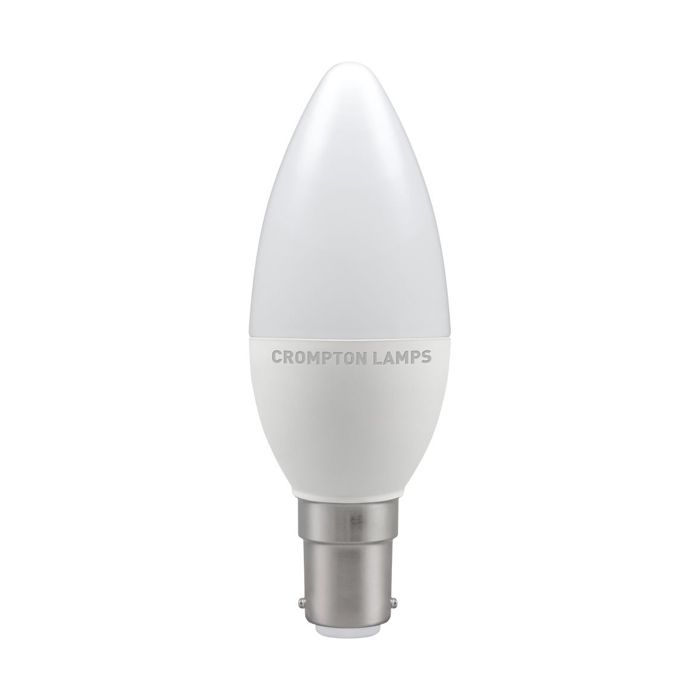 Crompton LED Candle Thermal Plastic • 5.5W • 2700K • SBC-B15d