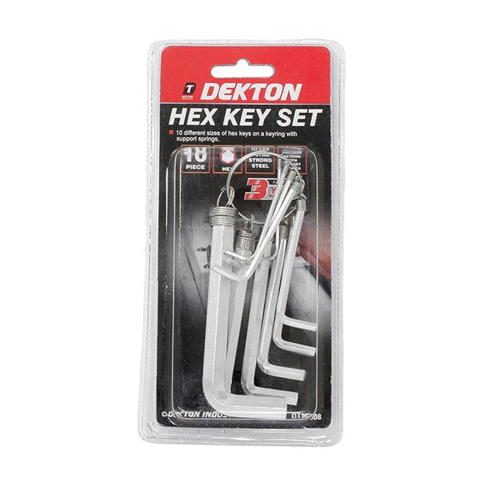 DEKTON 10PC HEX KEY SET DT85508