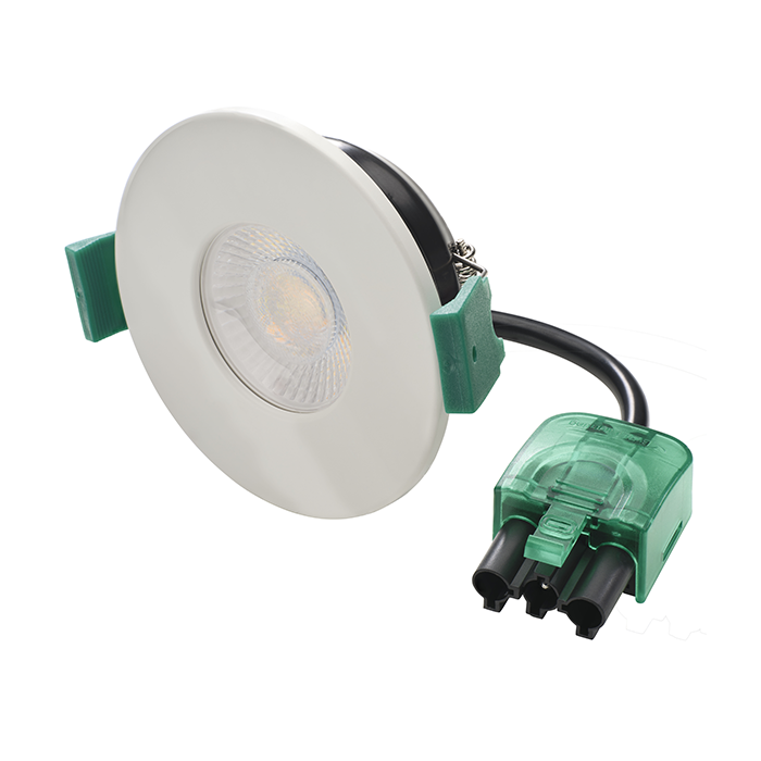 Duo 4/6W LED CCT Centre Tilt Downlight 60D Tool-Free No Bezel