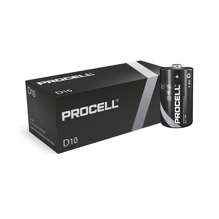 Duracell Procell Constant D MN1300 LR20 Batteries (PACK OF 10)