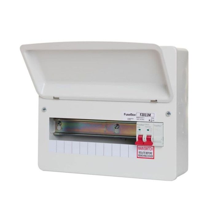 FuseBox 11 Way 100A Main Switch Consumer Unit