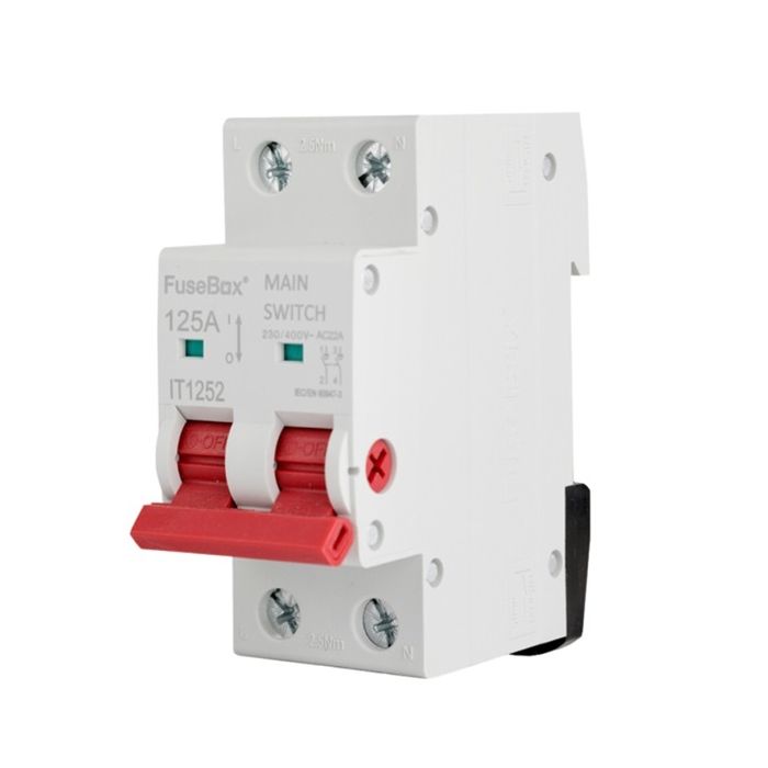 FuseBox 125A 2 Pole Main Switch Module