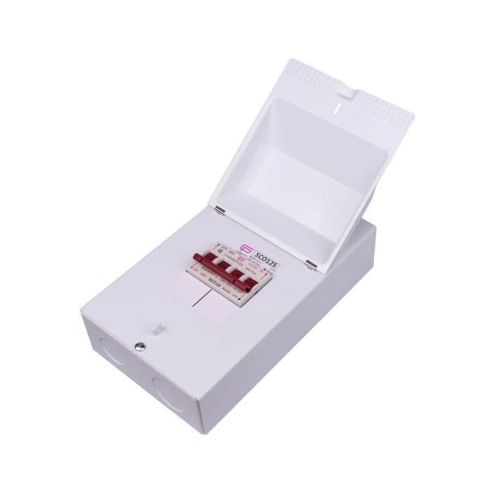 FuseBox 125A Changeover Switch with Metal Enclosure