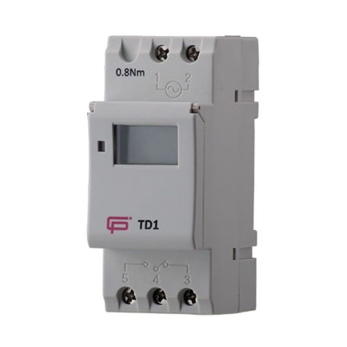 FuseBox 2 Module Digital Time Clock 1 Channel