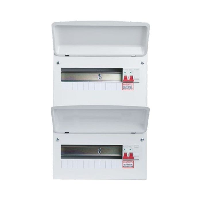 FuseBox 30 Way Duplex RCBO Consumer Unit and SPD