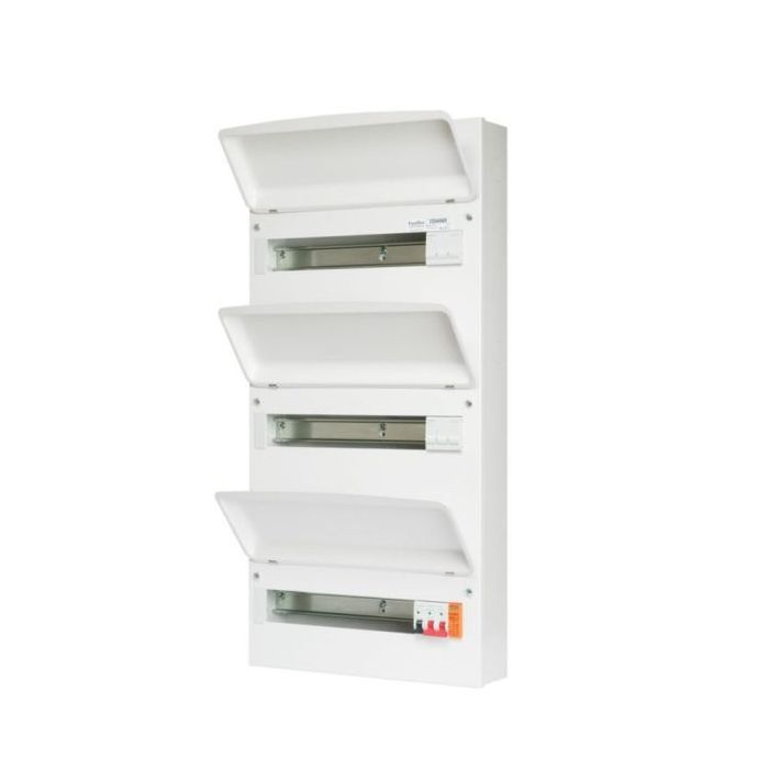 FuseBox 44 Way Triple Bank RCBO Consumer Unit and SPD