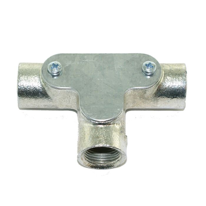Galvanised Steel Conduit Inspection Tee - 20mm
