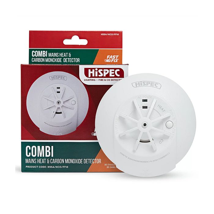 HiSPEC Mains Combi Heat and Carbon Monoxide Detector