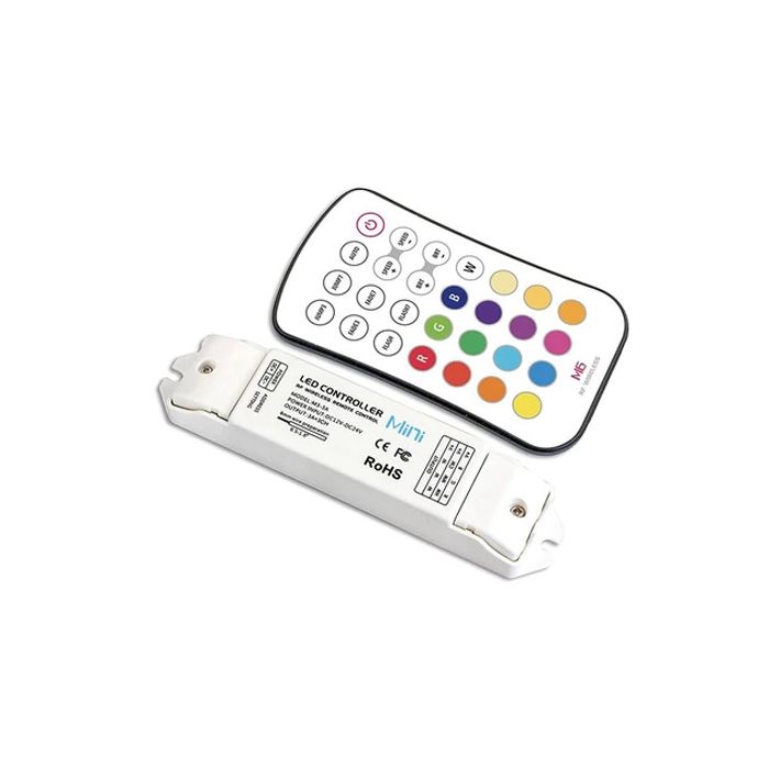 Integral LED ILRC008 RF Wireless RGBW Receiver with Button Remote Controller