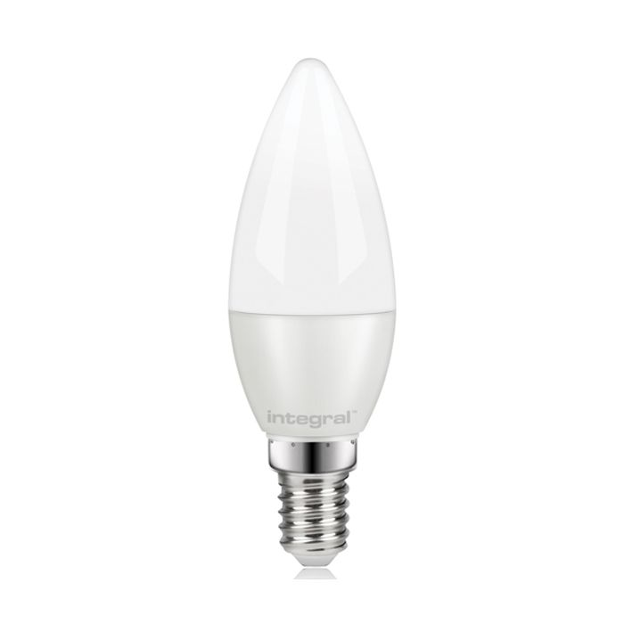 Integral LED 6.5W Candle SES (E14) 5000K Opal Finish