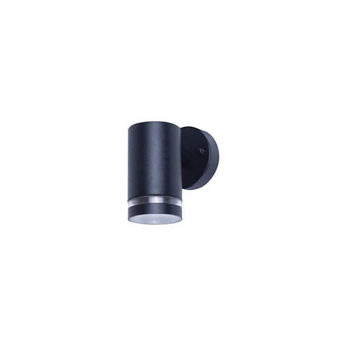 Integral Outdoor Stainless Steel Down Wall Light IP65 1 X GU10  Black