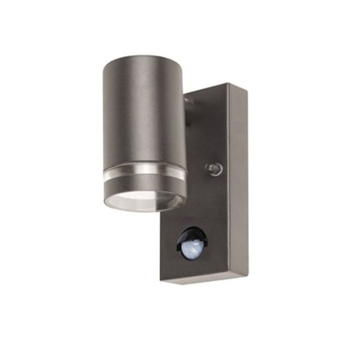 Integral Outdoor Wall Down Light PIR Anthracite Grey
