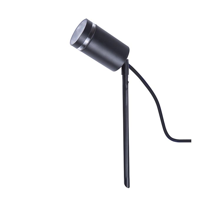 Integral Outdoor Stainless Steel Spike Spotlight IP65 1 X GU10 Black 