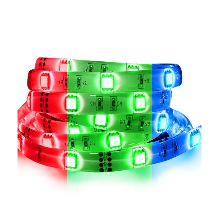 Integral RGBW Strip 24V IP65 5m x 12mm 4000K Colour Changing 12W/m