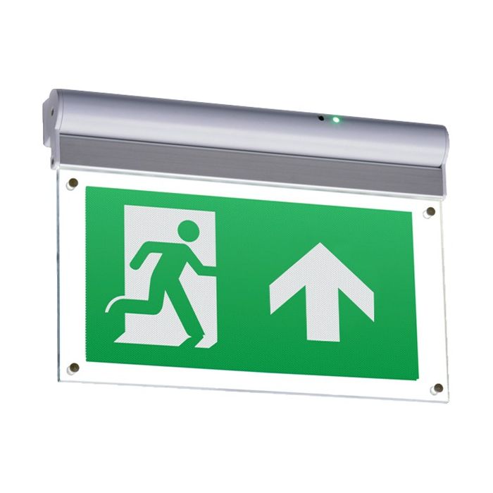 Knightsbridge EMEXITL LED Emergency Exit Sign – Wall or Ceiling Mount