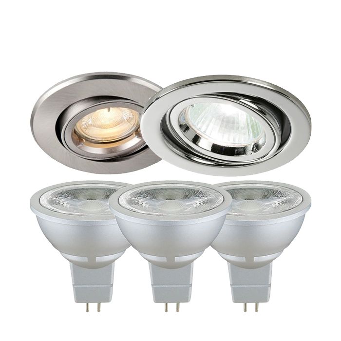 KSR Tiltable Downlight and Bell Halo MR16 Bundle 