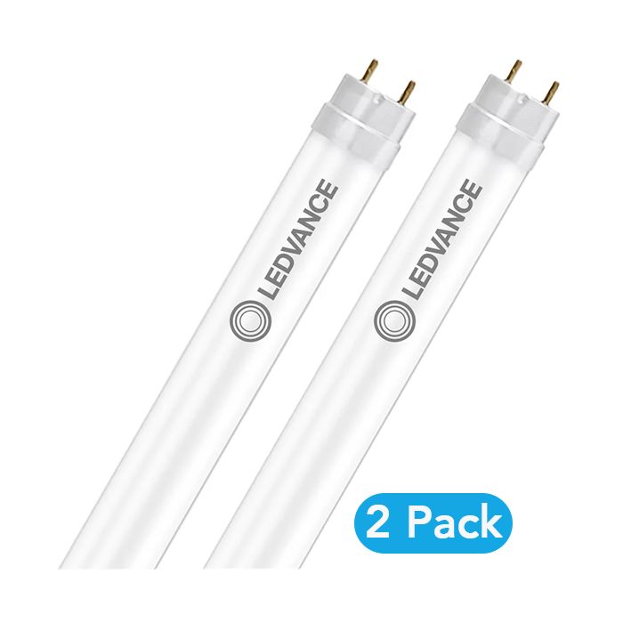 Ledvance 29 Inch (720mm) 7W LED Tube T8 4000K 2 Pack