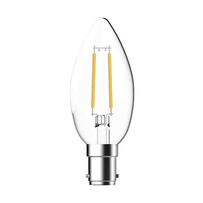Megaman LED B15 Clear Filament Candle 4W Warm White