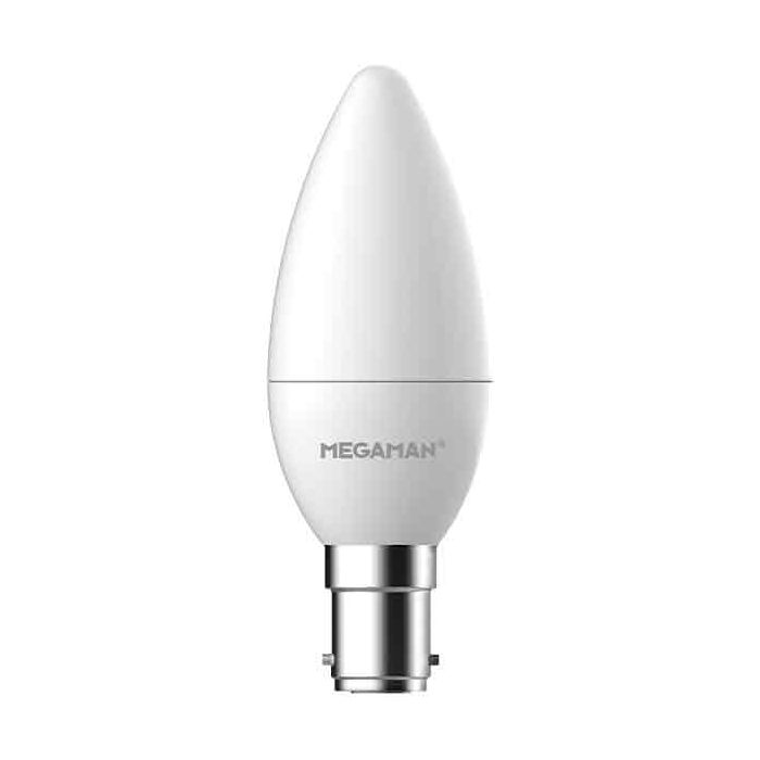 Megaman LED B15 Opal Candle 4.9W Cool White