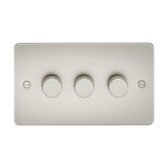 ML Accessories Pearl 3 Gang 2-Way 10-200W (5-150W LED) Intelligent Dimmer