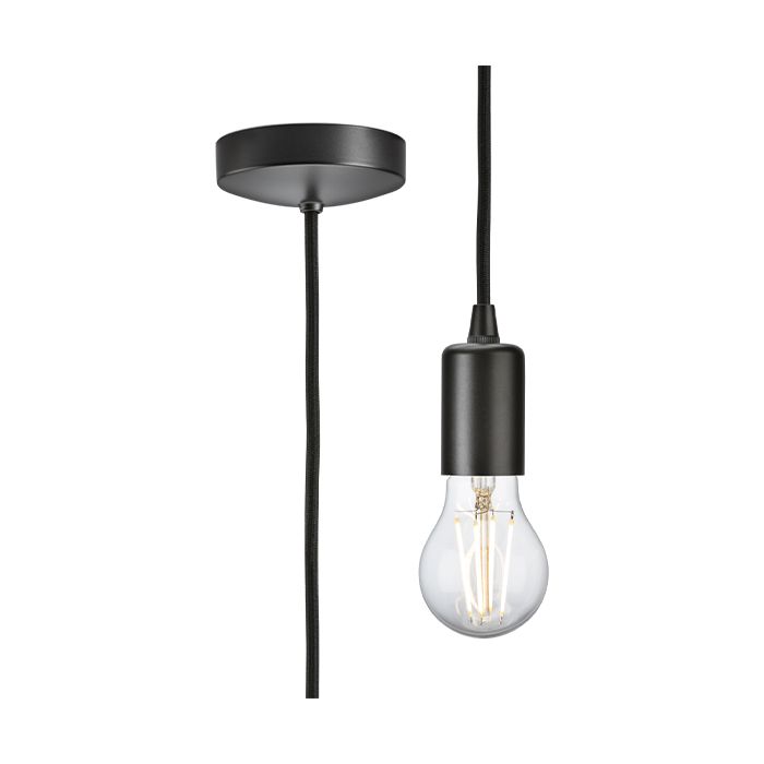 MLA Knightsbridge 1.8M E27 Contemporary Pendant Set  Smoked Bronze