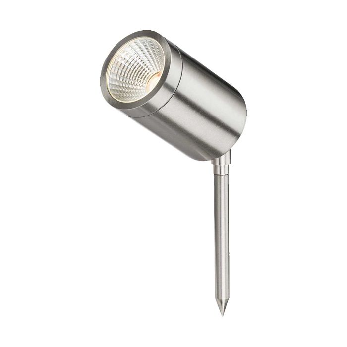 MLA Knightsbridge SPIKE5S Stainless Steel LED Garden Spike Light White 3500K IP65 6W 230V