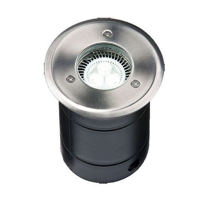 MLA Knightsbridge 230V IP67 GU10 Grade 304 Stainless Steel Walkover/Driveover Light