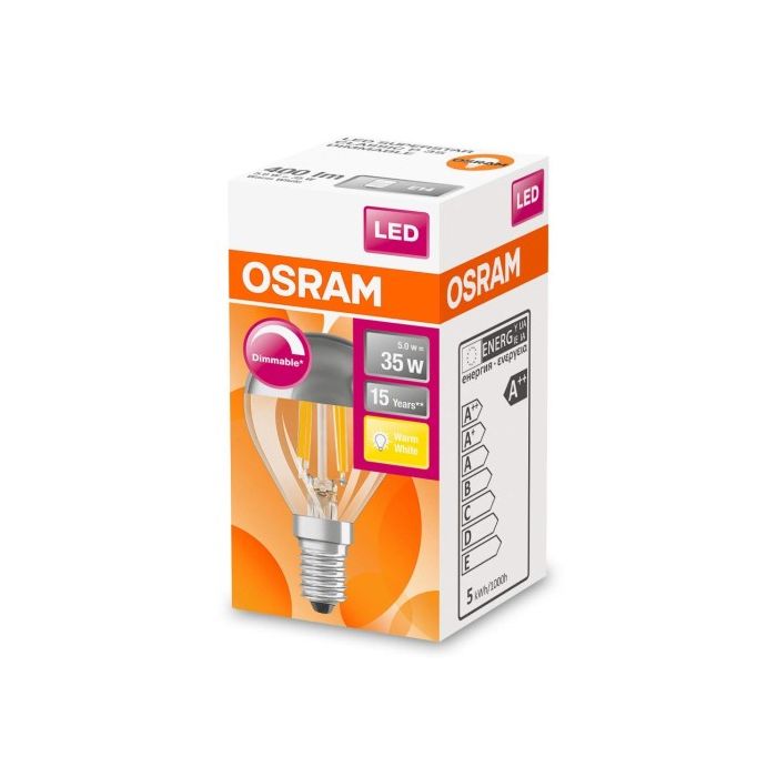 Osram E14 Golfball CrownMirror 4.5-38W 2700K