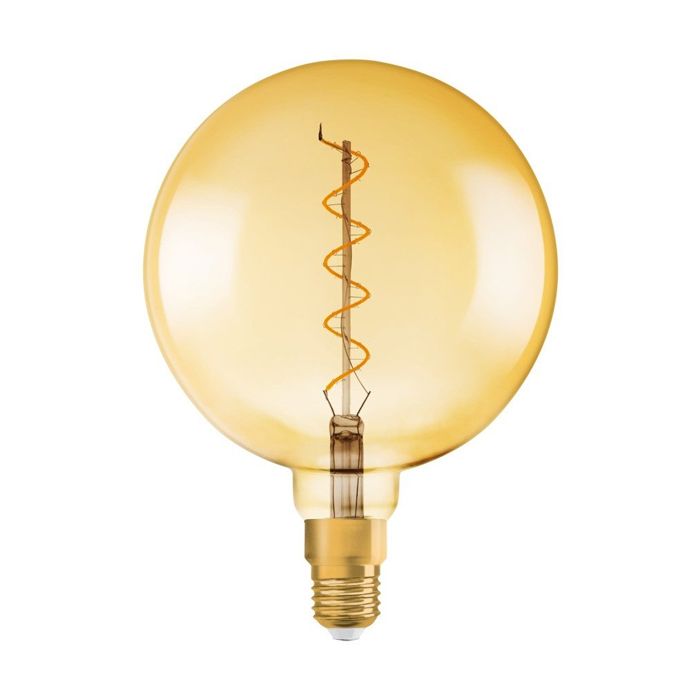 Osram LED Vintage 1906 5W E27 820/Gold Globe | Replaces 28W