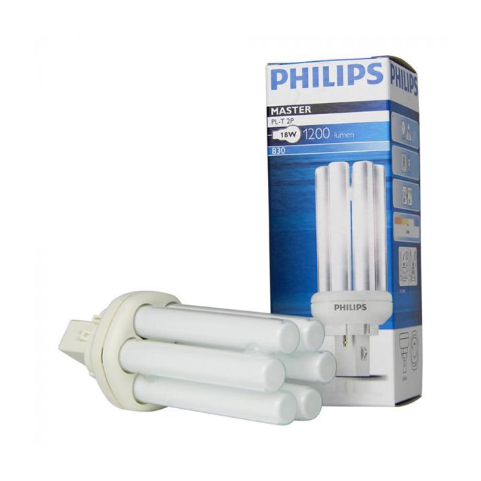 Philips Master 18W PL-T Warm White 827 2-Pin GX24D