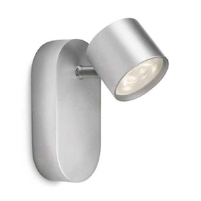 Philips MyLiving 562404816 Star Single Spotlight (Integrated 1 x 3 W LED Bulb) - Aluminium