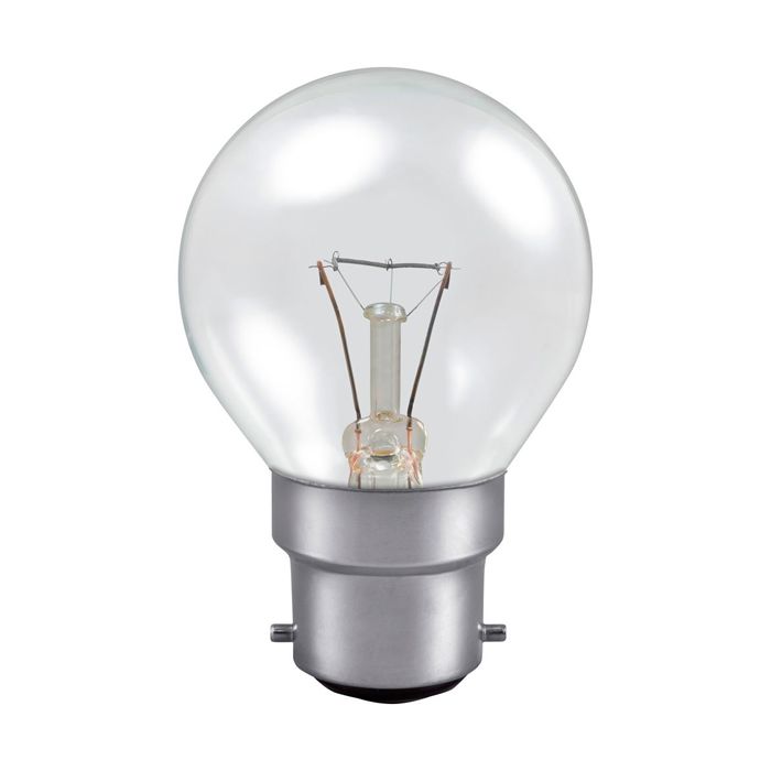 Professional 40W Clear Golf Ball Lamp BC