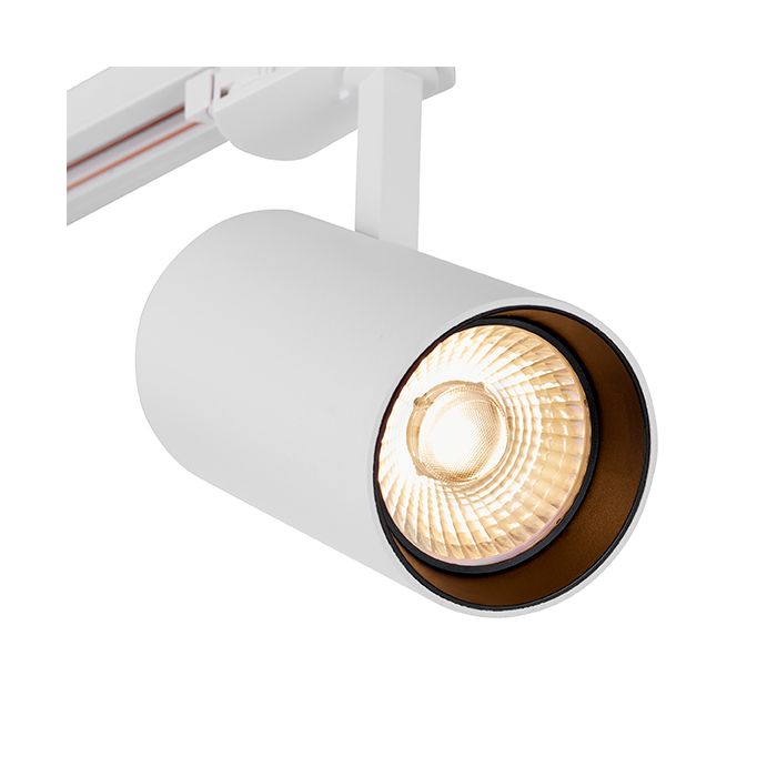 Saxby ColtLED Matt White 34W Track Head 3k