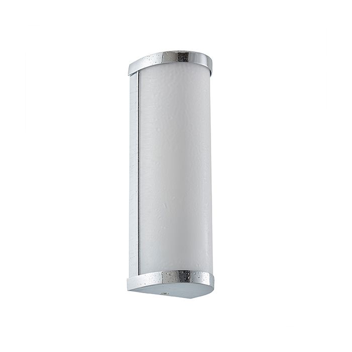 Saxby Ice Polished Chrome Bathroom Wall / Mirror Light