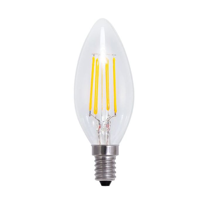Segula Vintage Line 50313 4W Dimmable LED Candle Clear E14 2600K
