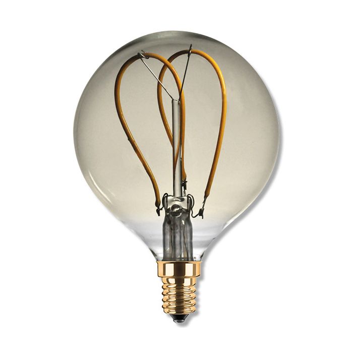 SegulaLED Vintage Line 50523 4w Globe 80 Curved Loop Gold E14 140lm 2200K Dimmable