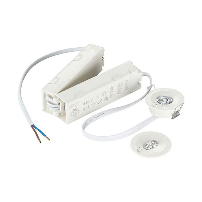 Signify Ecolink 1W Emergency LED Recessed Spot 3HR 6500K