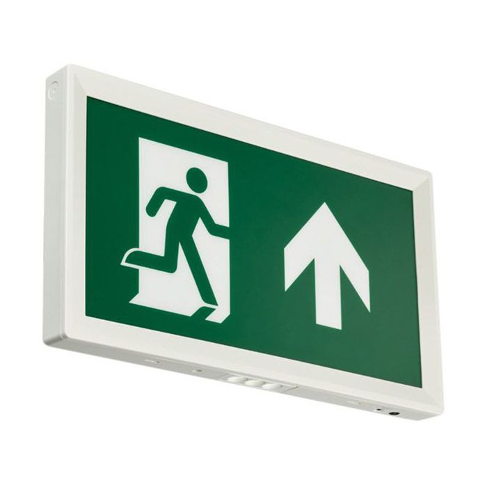Signify Ecolink 4W Emergency LED Wall Exit UP Sign 3HR